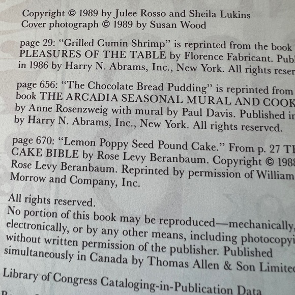 Vintage The New Basics Cookbook First Edition Julee Rosso & Sheila Lukins 1989 - Picture 13 of 15